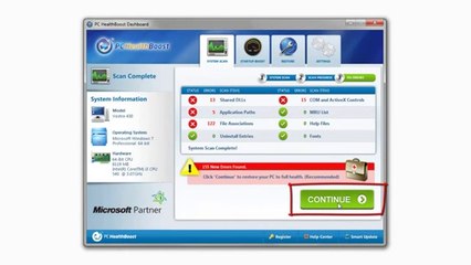 PC Healthboost - Top Converting Registry Cleaner
