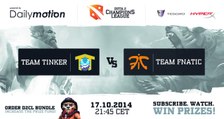Team Tinker vs Fnatic Game 2 - Dota 2 Champions League EU Playoffs @DotaCapitalist & @PandaegoDota