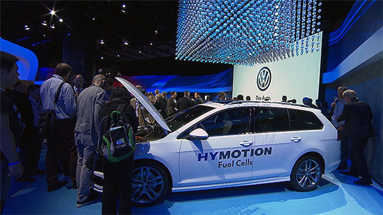 VW Brennstoffzellen-Golf auf der LA-Autoshow