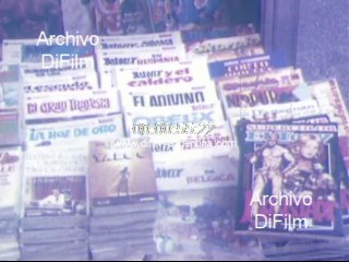 DiFilm - Antigua sede del Diario "La Nacion" en calle Florida 1980