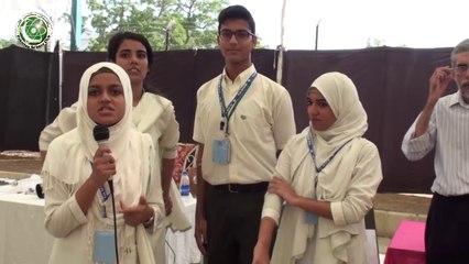 Science Project Earthquake Detector by school students