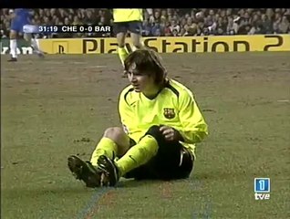 تشيلسي ضد برشلونة الشوط الاول