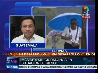 Continuarán lluvias al oriente de Guatemala