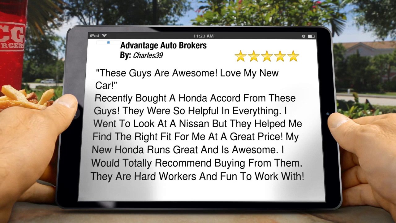 Advantage Auto Brokers Greeley         Terrific         5 Star Review by Charles39