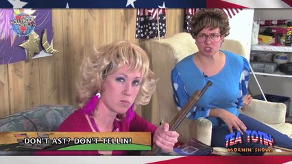 "Tea Totin'" A Tea Party Morning Show (sketch) #2 with Maija DiGiorgio comedian and producer Heather McConnell
