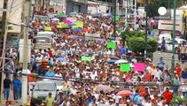 Messico, manifestazione ad Acapulco per il caso degli studenti scomparsi