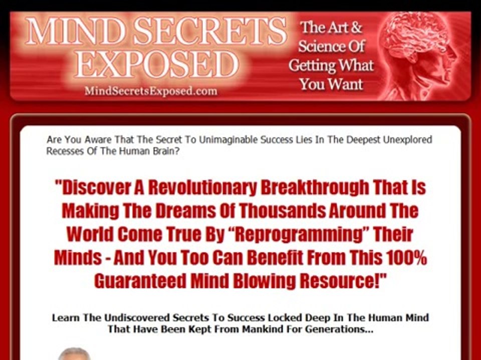 Mind Secrets Exposed 2.0 - Honest Review of Mind Secrets Exposed 2.0