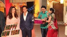 Shahrukh-Deepika On Sets Of Tarak Mehta Ka Oolta Chasma | WATCH