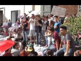 Napoli - Carenza di aule, protestano gli studenti del ''Galilei'' -2- (17.10.14)