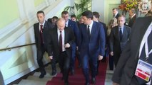 Roma - Renzi incontra il presidente della Federazione Russa Putin (17.10.14)