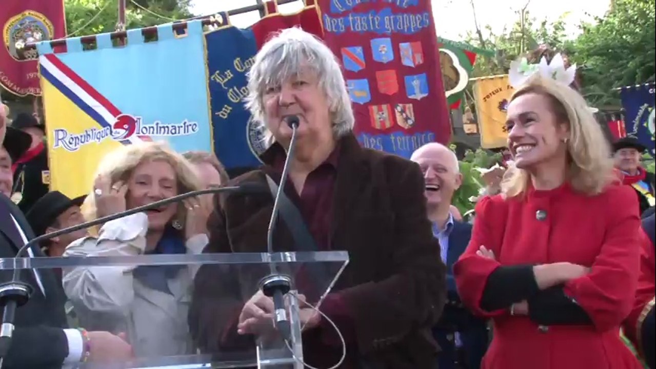 Jacques Higelin et Sandrine Bonnaire au Ban des vendanges 2014