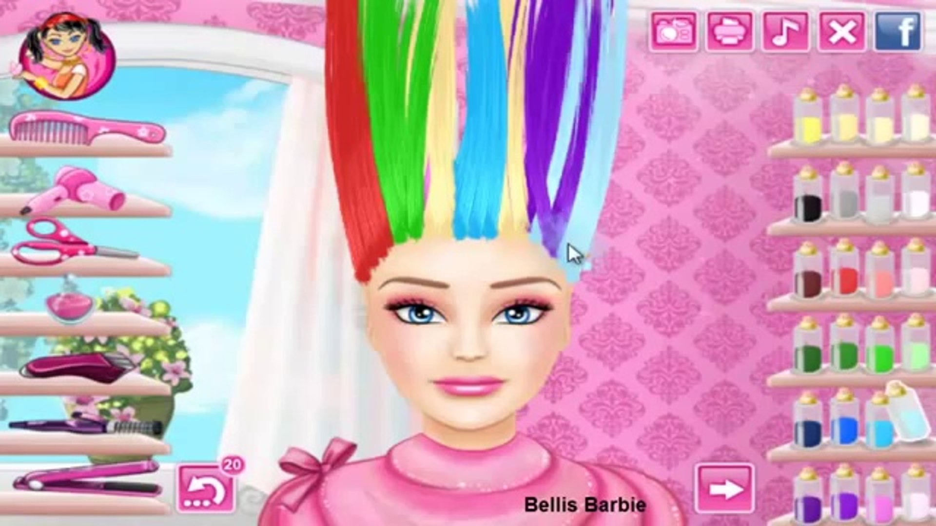 Barbie Real Haircuts Barbie Games Video Barbie Bienes Cortes de pelo de  Barbie Juegos de Vide - video Dailymotion