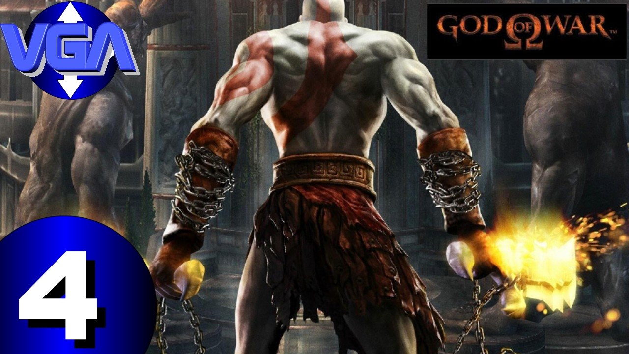 VGA God of war playthrough french fr sony ps3 2010 ps2 2005 HD PART 4