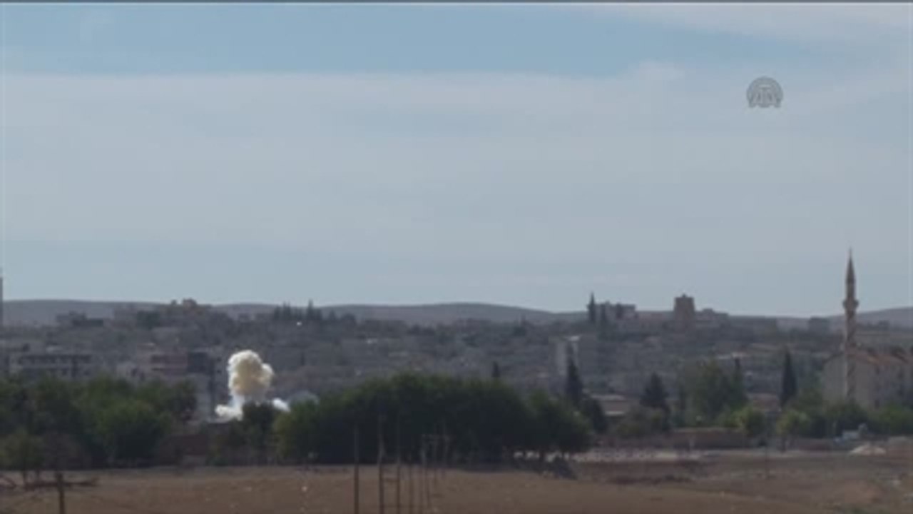 Işid, Mürşitpınar Sınır Kapısını'na Yoğun Havan Atışı Yapıyor