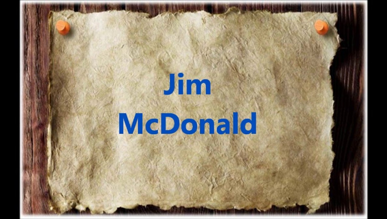 Jim McDonald - Сакам да Го гледам како оди по водата да ги стави Неговите љубезни раце над мене....