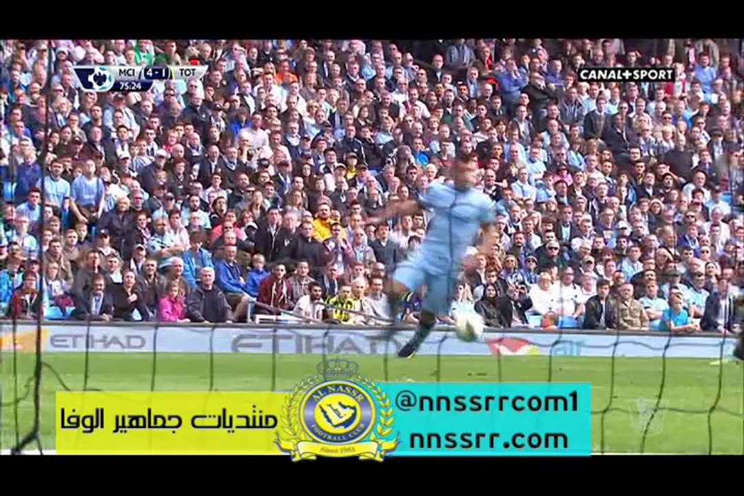 هدف #مانشستر_سيتي الرابع ضد #توتينهام 4-1 | #اغويرو