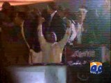 Former President Arrives on Stage At PPP rally-Geo Reports-18 Oct 2014