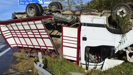 A64 : 1 mort et 3 blessés graves dans un accident