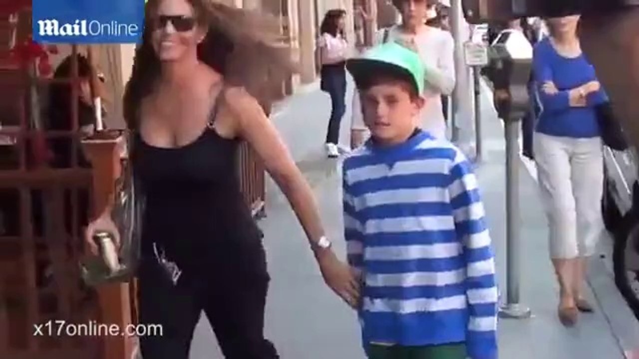 Charisma et son fils Donovan a Beverly Hills