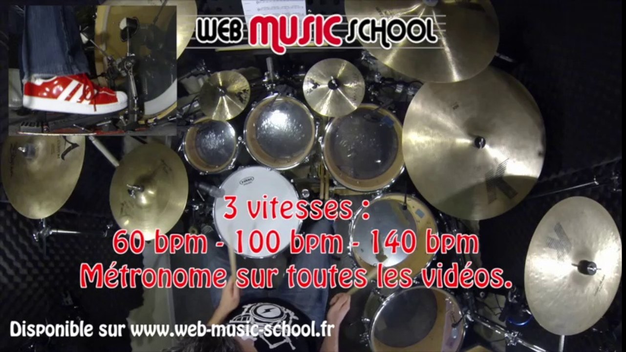 Améliorez votre technique de grosse caisse - COURS DE BATTERIE