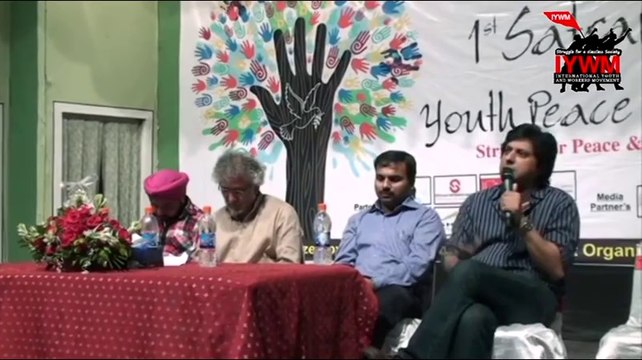 Jawad Ahmad Addressing Audience at Satranga Youth Peace Festival, Lahore