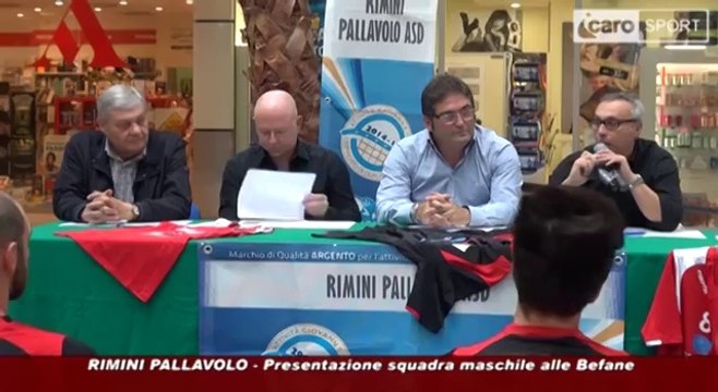 Icaro Sport. Rimini Pallavolo: presentata la squadra maschile alle Befane