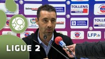 Conférence de presse Châteauroux - FC Sochaux-Montbéliard (1-4) : Pascal GASTIEN (LBC) - Olivier ECHOUAFNI (FCSM) - 2014/2015