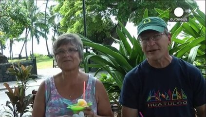 Oleaje, viento y lluvias en Hawái