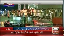 Qaim Ali Shah addresses rally at Bagh e Jinnah 18 October 2014