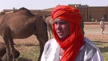 'Arenoterapia' en el desierto de Marruecos
