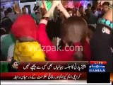 Sharmeela farooqi dancing to welcome Bilawal Bhutto Zardari part 2