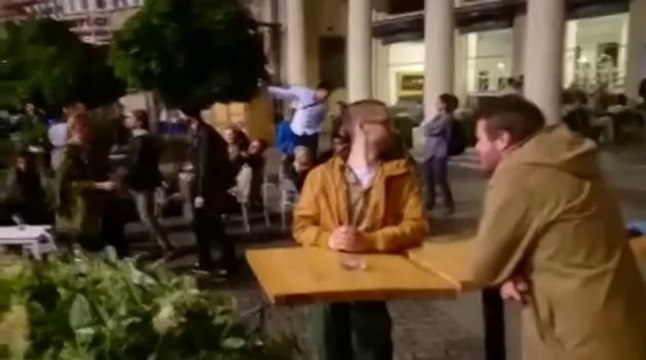 Drift au rond point en BMW M3