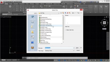 03_02-Using The Application Menu And The QAT AutoCAD 2015