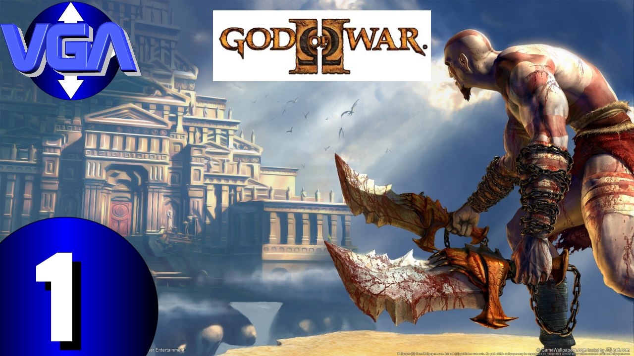VGA God of war 2 divine retribution playthrough french fr sony ps3 2010 ps2 2007 HD PART 1