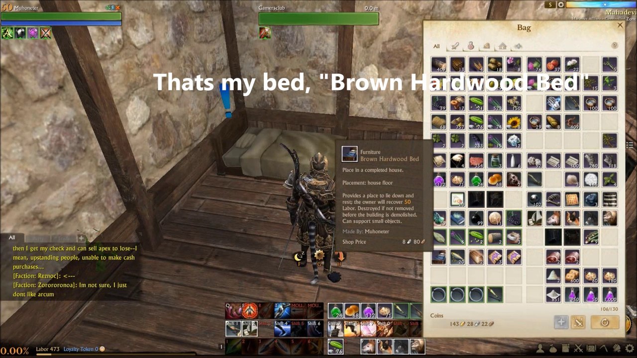 How to Earn Labor Point by Sleeping in Bed Part 1