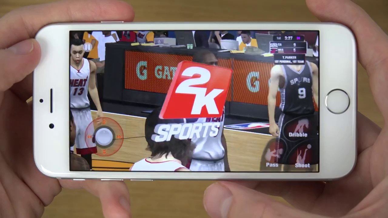 NBA 2K15 iPhone 6 4K Gameplay Review