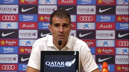 Garitano, 'satisfecho' del partido del Eibar en Barcelona