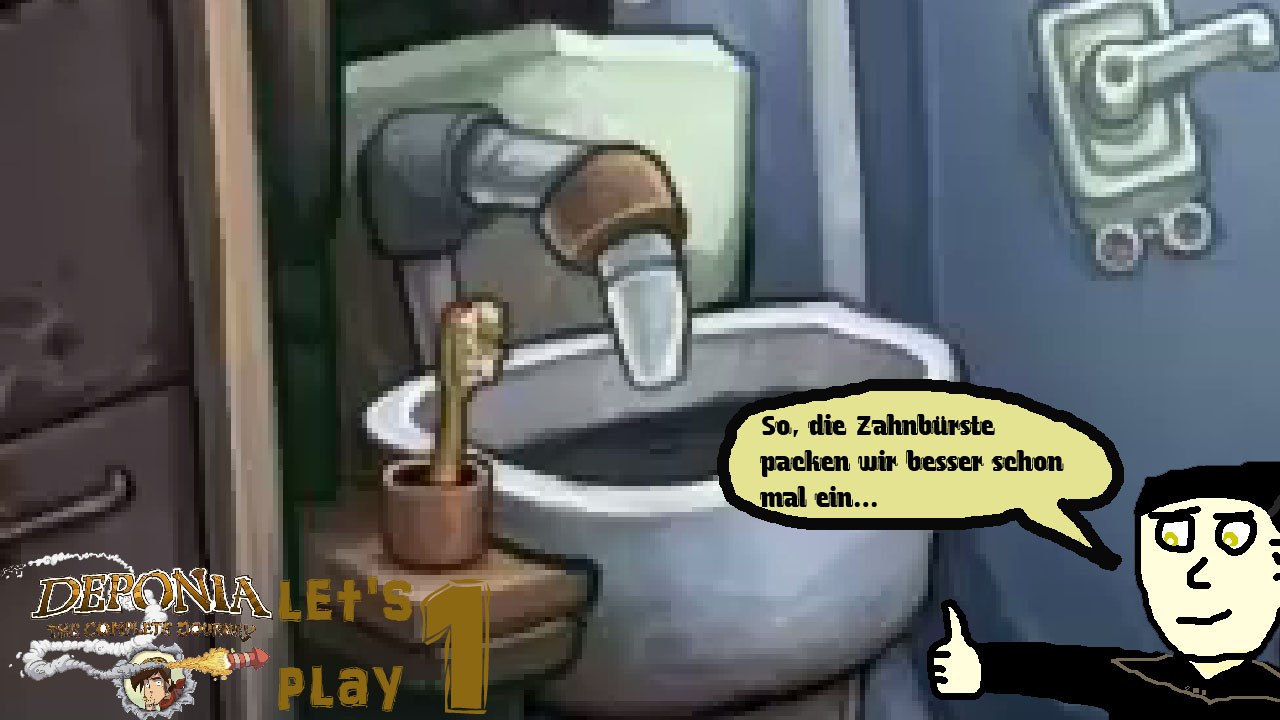 Deponia: The Complete Journey Let's Play 1: Die Zahnbürste & der Seitenschneider