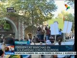 Continúan las marchas en París en apoyo a los kurdos