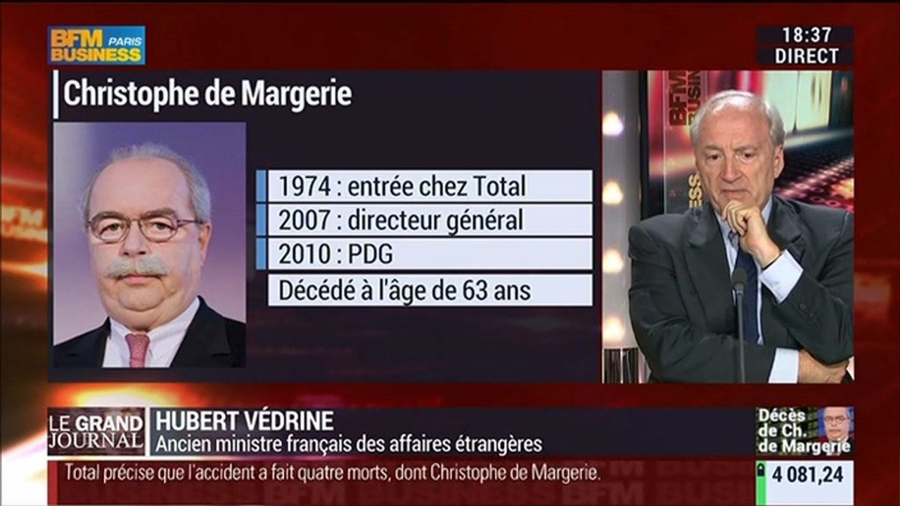 Décès de Christophe de Margerie : retour sur l'influence politique de Total et de son défunt PDG - Jean-Marie Chevalier, Hubert Védrine et Philippe Crouzet - Édition spéciale - 21/10