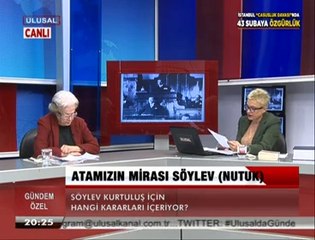Gülgün Feyman ile Gündem Özel konuk Meriç VELİDEDEOĞLU  NUTUK 21 Ekim 2014