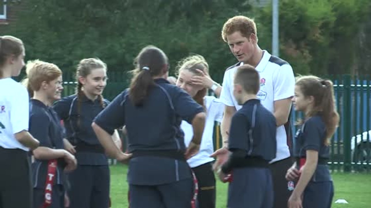 Prinz Harry zeigt seine sportliche Seite