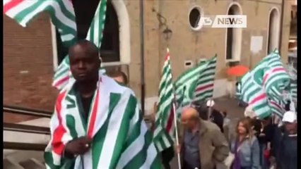 CISL, LUNGO CORTEO TRA LE CALLI