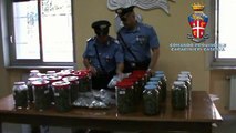 Caserta - Marijuana in barattoli, arrestato 20enne (18.10.14)