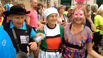 Ambiance au départ du marathon