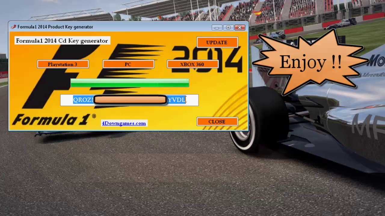 F1 2014 Free Cd Key Generator | Activation Key Free | F1 2014 Instalation Key
