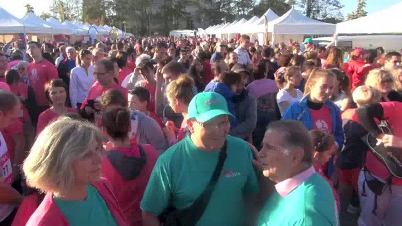 Incroyable succès d'Odyssea, la course contre le cancer du sein à Auxerre