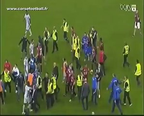 Nice vs Bastia : incidents entre supporters niçois et joueurs bastiais