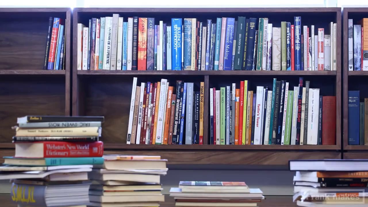 Montage de bibliothèque en stop motion