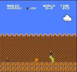 Finir Super Mario Bros avec seulement 500 Points